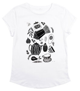 Bio Fair Frauen T-Shirt Teatime von Halfbird - ilovemixtapes