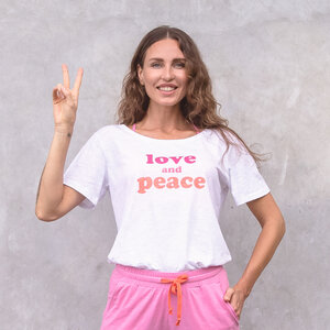 LOVE - Damen - loose cut T-Shirt aus 100% Biobaumwolle - Jaya