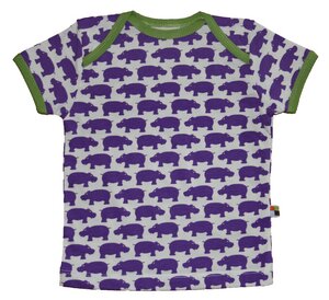 T-Shirt mit Nilpferden - loud + proud