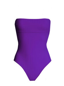 Swimsuit No.2 - Bandeau Badeanzug mit abnehmbaren Trägern - RENDL