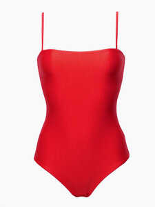 Swimsuit No.8 - Minimalistischer Badeanzug mit Spaghetti Trägern - RENDL