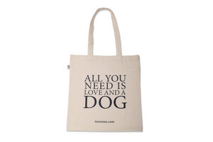 Canvas Shopper "All you need is love and a dog" - Treusinn