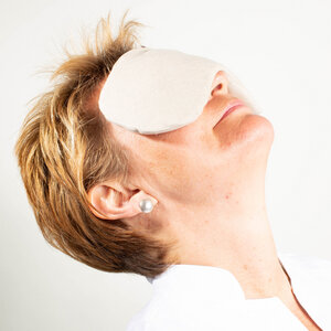 Augenmaske zur Entspannung aus Leinen - nahtur-design