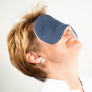 Augenmaske zur Entspannung aus Leinen - nahtur-design