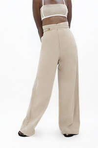 Florence FLR - Long High-Waisted Pants - Organic Cotton - 1 People