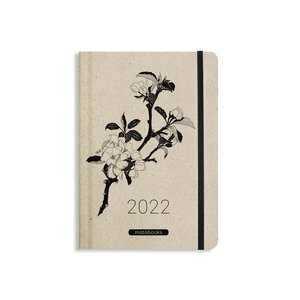 Nachhaltiger A5 Kalender 2022 aus Graspapier - Samaya (DE/EN) - Matabooks