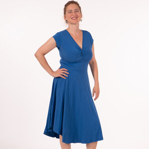 Kleid "Dorentina" aus Bio Baumwoll Jersey D-041 - Chapati Design
