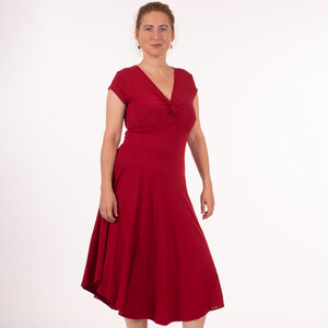 Kleid "Dorentina" aus Bio Baumwoll Jersey D-041 - Chapati Design