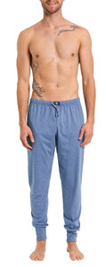 Herren Pyjamahose mit Bündchen, Seitentaschen, Single Jersey, Bio Baumwolle, GOTS - Haasis Bodywear