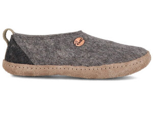 Homeoffice Hausschuhe 'Highland' aus 100% Wolle mit vegetabiler Ledersohle - WoolFit