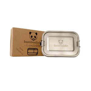Edelstahl Lunchbox 800ml - bambusliebe