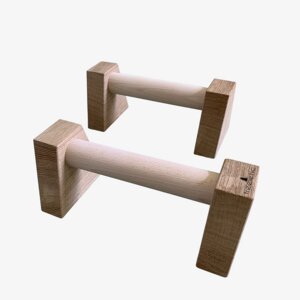 Parallettes / Minibarren / Push Up Bars / Handgefertigte Liegestützgriffe aus Holz - treeletic®