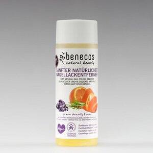Naturkosmetik Nagellackentferner - Bio-Orangenschalenöl&Bio-Lavendelöl - benecos