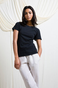 Recyceltes T-Shirt für Frauen aus Baumwolle Franca - Rifò - Circular Fashion Made in Italy