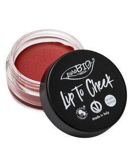 Lip to Cheek 2in1, vegan mit Bio-Kakaobutter - PuroBIO Cosmetics