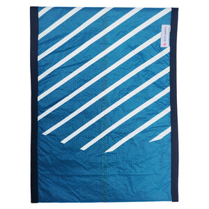 Handgearbeitete Notebook-Tasche / Hülle aus Segeltuch Kitesegel UNIKAT 18-19 Zoll - Beachbreak