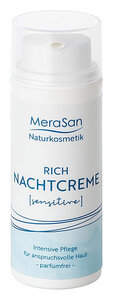 MeraSan vegane Nachtcreme SENSITIVE -parfümfrei- 50ml - MeraSan
