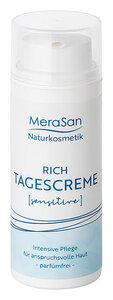 MeraSan vegane Tagescreme rich SENSITIVE parfümfrei 50ml - MeraSan
