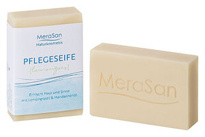 MeraSan Pflegeseife Lemon - 60g Stück - MeraSan
