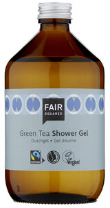 FAIR SQUARED Shower Gel Green Tea 500 ml, erfrischendes Duschgel mit pflegenden Grünteeextrakten - Fair Squared