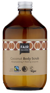 FAIR SQUARED Body Scrub Coconut 500 ml, sanftes Körperpeeling mit Kokosflocken - Fair Squared