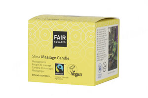 FAIR SQUARED Massage Candle Shea 50 ml, Massagekerze aus fair gehandelten Inhaltsstoffen - Fair Squared