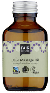 FAIR SQUARED Massage Oil Olive, Massageöl mit fair gehandeltem Olivenöl - Fair Squared