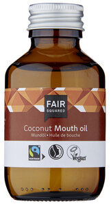 FAIR SQUARED Mundöl Coconut 100 ml, ayurvedisches Ölziehen, Zero Waste - Fair Squared