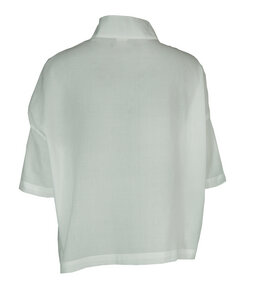 Oversized Bluse, transparent Cotton Breeze - Antichi