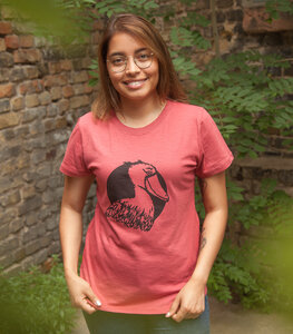 Sally Schuhschnabel - Frauen T-Shirt - Fair gehandelt aus Baumwolle Bio - päfjes