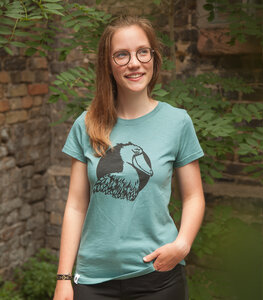 Sally Schuhschnabel - Frauen T-Shirt - Fair gehandelt aus Baumwolle Bio - päfjes