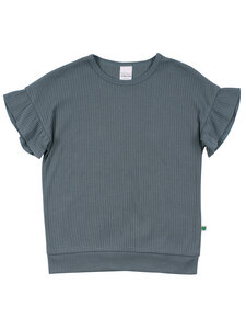 Kinder T-Shirt mit Rüschenarm - Fred's World by Green Cotton