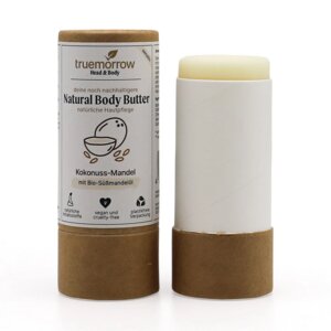 Natural Body Butter - Natürliche Hautpflege in Papierhülse - truemorrow