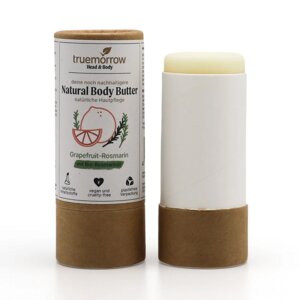 Natural Body Butter - Natürliche Hautpflege in Papierhülse - truemorrow