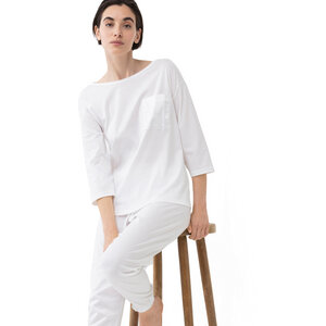 Damen Pyjama Shirt 3/4 Ärmel Sleepsation aus Bio-Baumwolle - Mey