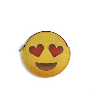 Kork Mini Geldbeutel Portemonnaie Tasche rund - Emoji - Artipel ©