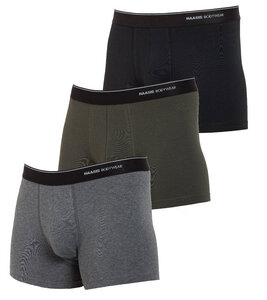 Herren Pants 3er Pack ohne Eingriff, Single Jersey, - Haasis Bodywear