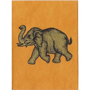 Briefkarte Elefant - Just Be