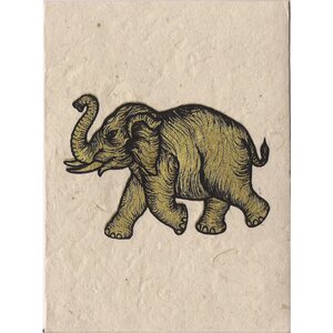 Briefkarte Elefant - Just Be