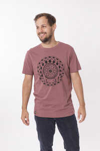 Bio T-Shirt "inner circle mauve" - Zerum