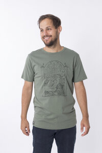 Bio T-Shirt "surf graugrün" - Zerum