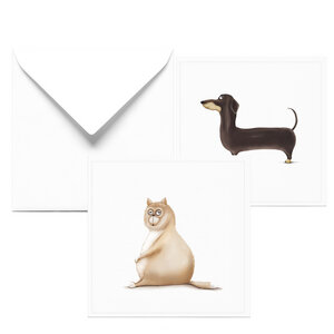 Glückwunschkarte zum Geburtstag | 2er Set Grußkarten - Dori´s Prints