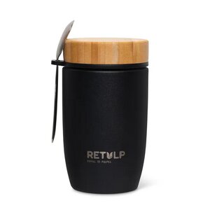 Edelstahl Thermobehälter Big Mug mit Löffel 500ml - Retulp