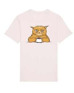 Crumpy Coffee Cat | T-Shirt Unisex - wat? Apparel UNISEX