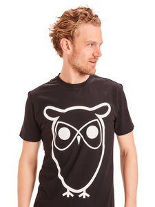 T-Shirt - ALDER basic owl tee - aus Bio-Baumwolle - KnowledgeCotton Apparel