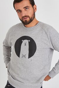 Biobaumwolle & Fair hergestellt - Hochwertiges Sweatshirt/ Icebear - Kultgut
