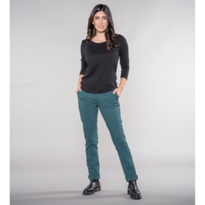 Laina Chino | Casual Fit | Emerald Green - Feuervogl
