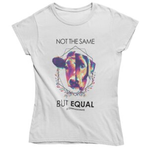 Not the same but equal - Damen Organic Shirt - Team Vegan