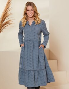 Kleid Tolve mit Lochstickerei - aus 100% Bio-Baumwolle (GOTS) - Deerberg