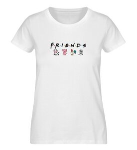 FRIENDS - Damen T-Shirt Bio & Fair & Vegan - Team Vegan